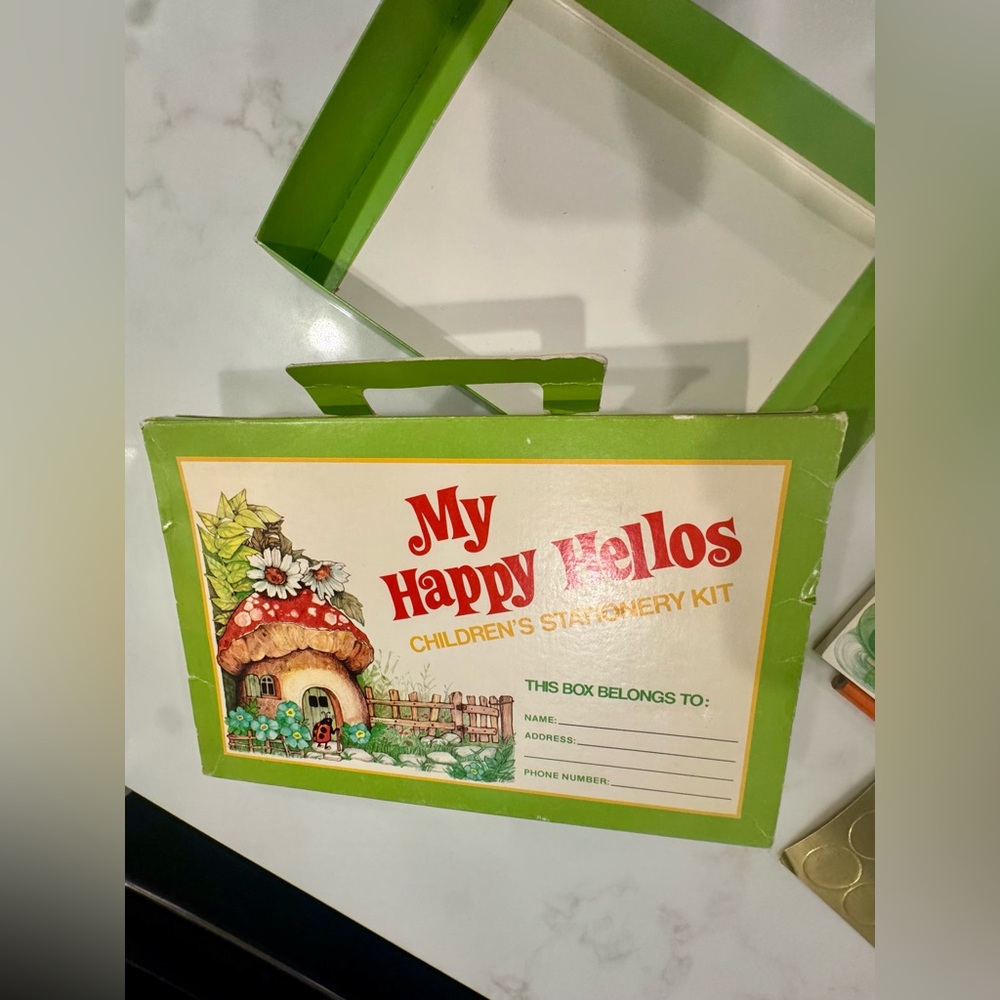 Vintage My Happy Hellos Children’s Stationery Kit by Current Inc COMPLETE SET